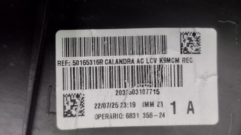Wzmocnienie atrapa + Blenda listwa CITROEN BERLINGO IV LIFT 24- 9856188380/9855831280