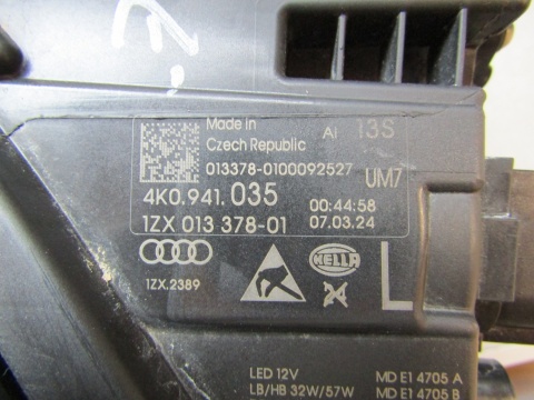 LAMPA PRZÓD AUDI A6 C8 MATRIX 4K0 18- LEWA LH 4K0941035