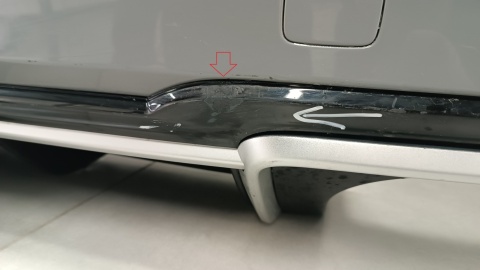 Zderzak tył tylny Audi RS3 8V4 Lift 16-