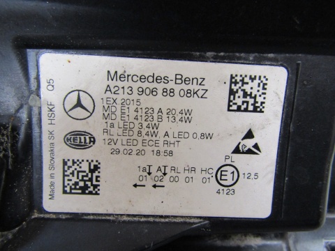 LAMPA PRZÓD MERCEDES E KLASA 213 W213 FULL LED PERFORMANCE RH PRAWA 16-20 A2139068808KZ