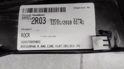 Listwa progowa prawa Mercedes GLE 2 II V167 AMG 19- SUV A167