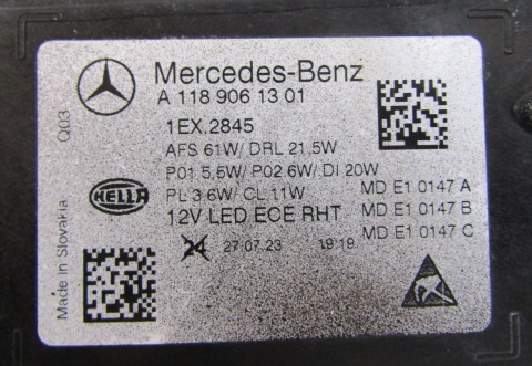 LAMPA PRZÓD MERCEDES CLA W118 LIFT MULTIBEAM 23- LH A1189061301