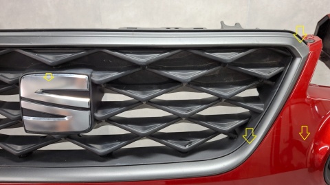 Zderzak przód przedni Seat Arona 6F9 LIFT 21-25 / + 2x LED