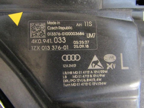 LAMPA PRZÓD AUDI A6 C8 LED 18- LH LEWA 4K0941033