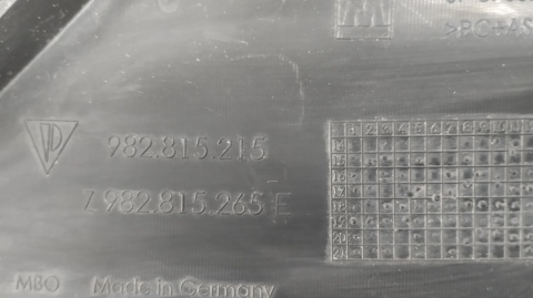 Dolot kanał wlot powietrza lewy PORSCHE 718 CAYMAN BOXTER 982 16-26