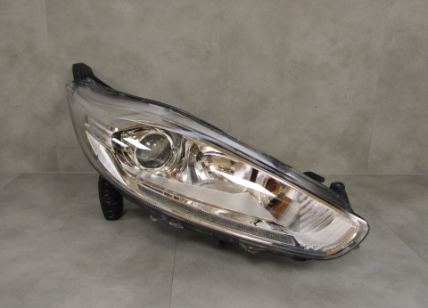 LAMPA PRZÓD FORD FIESTA MK7 LIFT ZWYKŁA SOCZEWKA Z LED 12-17 RH PRAWA