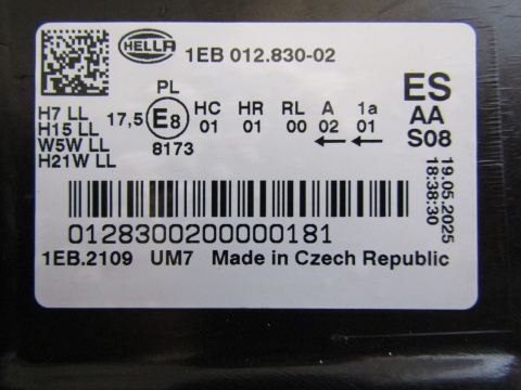 LAMPA PRZÓD VW CRAFTER 2 II ZWYKŁA RH PRAWA 16- 1EB012830-02