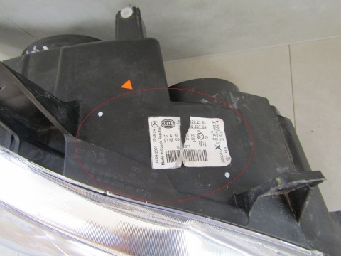 LAMPA PRZÓD MERCEDES VITO VIANO W639 LIFT ZWYKŁA 10- RH PRAWA
