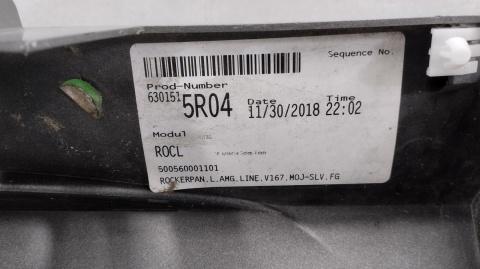 Listwa progowa lewa Mercedes GLE 2 II V167 AMG 19- SUV A167