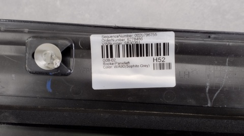 Listwa progowa lewa BMW IX3 i X3 G08 Led M Pakiet