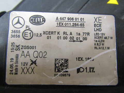 LAMPA PRZÓD MERCEDES V KLASA W447 FULL LED ILS 14-19 LH LEWA A4479060101