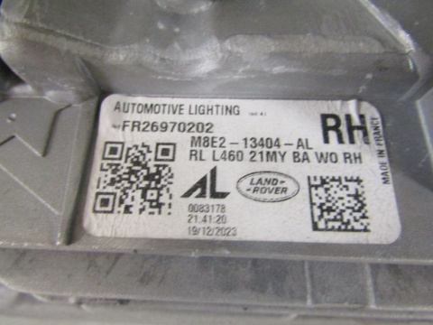 LAMPA TYŁ LAND ROVER RANGE ROVER VOGUE V L460 22- RH PRAWA M8E2-13404-AL