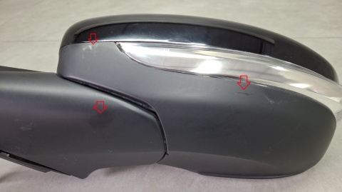 Lusterko Lewe 11 PIN (9+2) Citroen C3 IV e-C3 24- kompletne LH