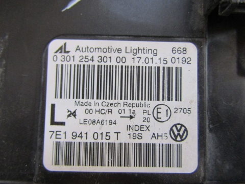 LAMPA PRZÓD VOLKSWAGEN T5 LIFT 7E1 ZWYKŁA 09-15 LH LEWA 7E1941015T