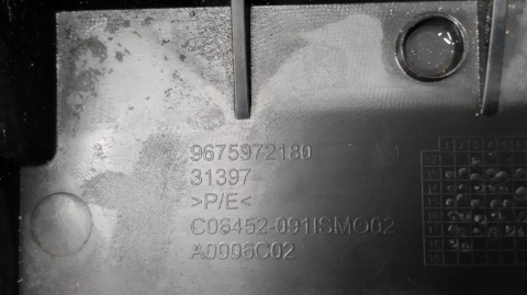 Płyta Osłona Pod Zderzak Przód Citroen C4 Picasso II 9675972180 13-16