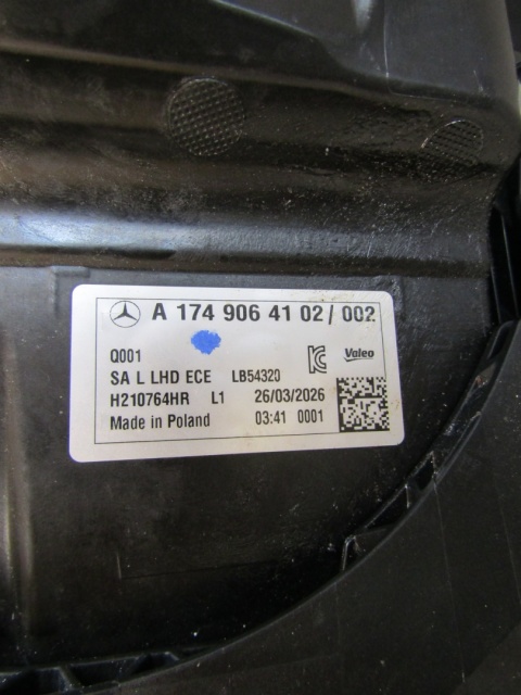 LAMPA PRZÓD MERCEDES CLA W174 MULTIBEAM LH LEWA 25- A1749064102