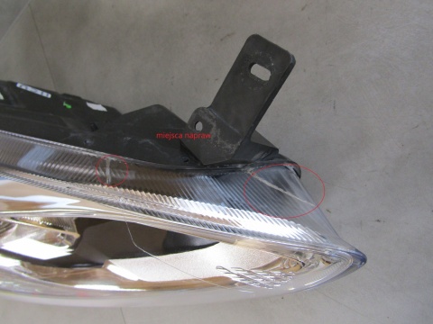 LAMPA PRZÓD FORD FIESTA MK8 SOCZEWKA Z LED 17-21 RH PRAWA H1BB-13W029-CE