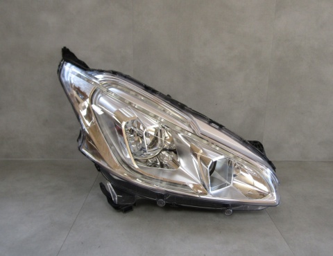 LAMPA PRZÓD PEUGEOT 208 I GTI ZWYKŁA SOCZEWKA Z LED 12- RH PRAWA 9810805880