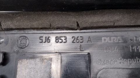 Skoda Fabia II Roomster Listwa Słupka A Lewy Przód Oryginał 5J6853263A