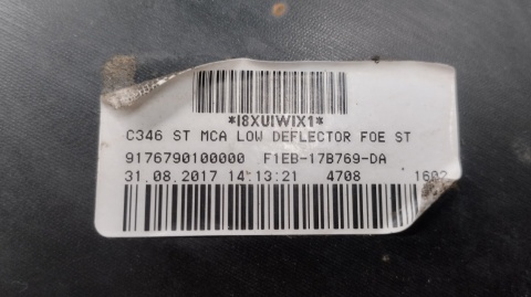 Płyta podłoga osłona pod zderzak Ford Focus Mk3 III ST-Line Lift 14-17