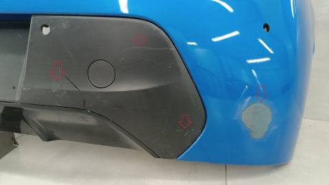 Zderzak tył tylny Peugeot 2 II 19- /+ ślizgi