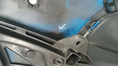 Zderzak tył tylny Peugeot 2 II 19- /+ ślizgi
