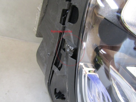 LAMPA PRZÓD MERCEDES GLB 247 FULL LED MULTIBEAM RH PRAWA 19-23 A2479060206