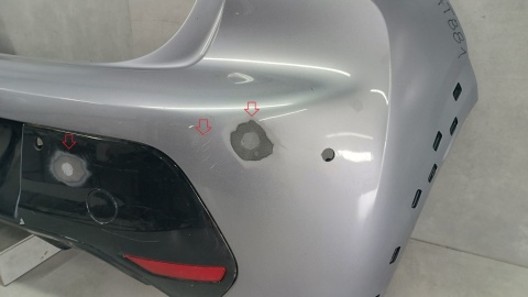 Zderzak tył tylny Peugeot 208 2 II GT-Line 19- /+ ślizgi + lampa