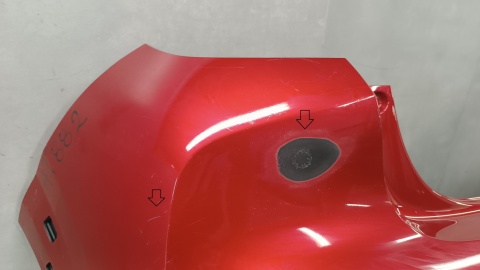 Zderzak tył tylny Peugeot 208 2 II GT-Line 19- /+ ślizgi + lampa