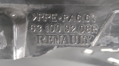 Błotnik Przód Prawy Renault Zoe OE 631009208R Plastik