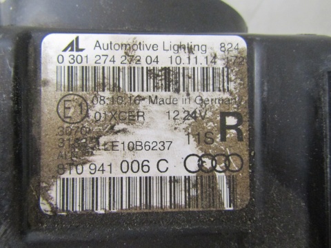 LAMPA PRZÓD AUDI A5 8T0 LIFT KSENON NIESKRĘTNY + LED 11-16 RH PRAWA 8T0941006C
