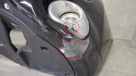 Zderzak przód przedni Mitsubishi Outlander 3 III 12-15 / + halogeny +osłona