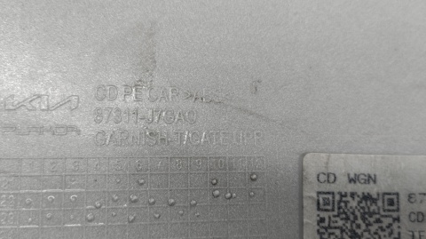 BLENDA NAKŁADKA KLAPY BAGIERNIKA KIA CEED III 3 SW KOMBI 18- OEM 87311-J7GA0