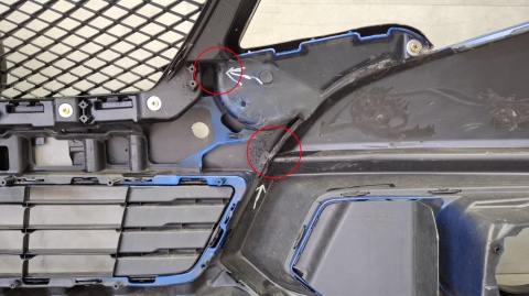 Zderzak przód przedni Honda Civic 9 IX lift 14-16