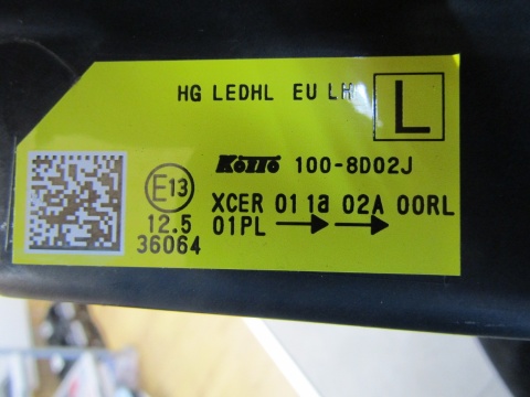 LAMPA PRZÓD NISSAN QASHQAI 3 III J12 21-24 LED ADAPTIVE LH LEWA 100-8D02J