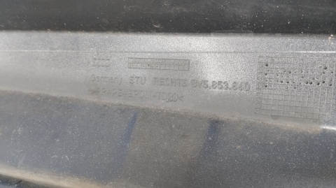 Listwa progowa prawa Audi A3 8V5 Sedan S Line 13-