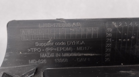 Ślizg wzmocnienie zderzaka przedniego Ford Mustang Mach-E LJ8B17E898