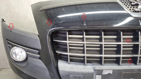 Zderzak przód przedni Peugeot 3008 1 I 09-12 / + halogeny