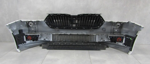Zderzak przód przedni Skoda Fabia IV 4 6VA 21- / + Podłoga + Halogeny