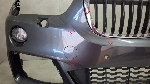Zderzak przód przedni BMW X1 F48 M Pakiet 15-18 / + 1x halogen
