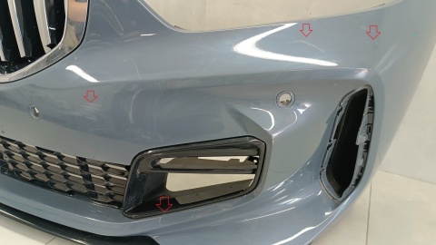Zderzak przód przedni BMW 1 F40 M-Pakiet 19-24 /+ ślizgi + dokładka