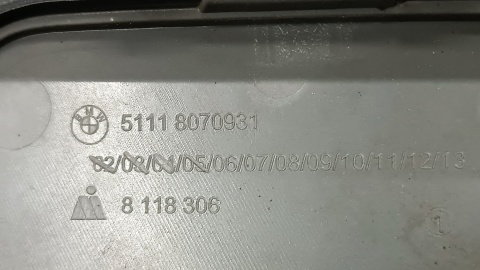 Zderzak przód przedni BMW 1 F40 M-Pakiet 19-24 /+ ślizgi + dokładka