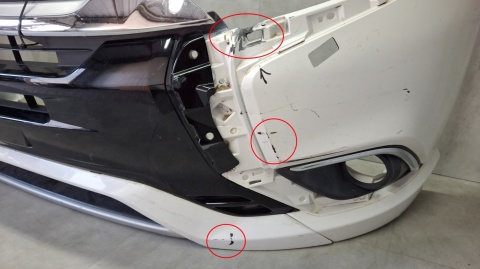 Zderzak przód przedni Mitsubishi Outlander 3 III Lift Hybryda 19-21