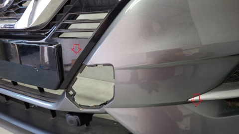 Zderzak przód przedni Nissan Qashqai II 2 J11 Lift 17-20 / kompletny