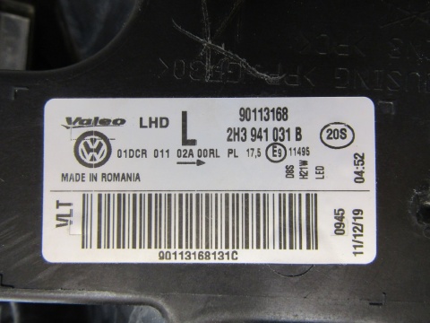 LAMPA PRZÓD VW AMAROK LIFT 17- KSEONON LH LEWA 2H3941031B