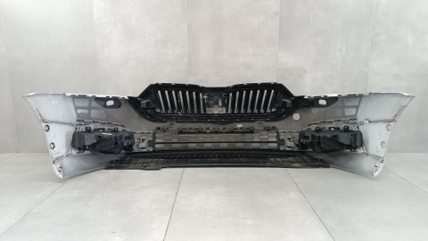 Zderzak przód przedni Skoda Octavia 4 IV 5E3 19-23 /+ podłoga + halogeny