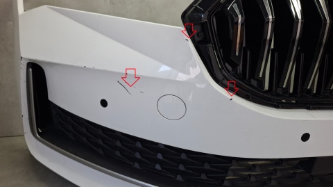 Zderzak przód przedni Skoda Superb 4 IV 24- / + Radary + PDC