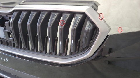 Zderzak przód przedni Skoda Superb 4 IV 24- / + Radar