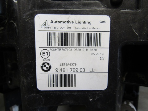 LAMPA PRZÓD BMW X5 G05 X6 G06 LASER 18-23 LH LEWA 9481789-03