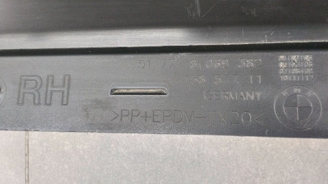 Listwa progowa prawa BMW 3 G20 G21 M Pakiet 18- sedan kombi